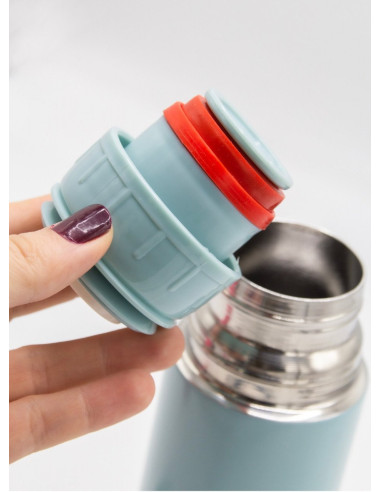 UP-bj_7903,Sticla termos din otel inoxidabil, BabyJem, 400 ml (Culoare: Antracit)