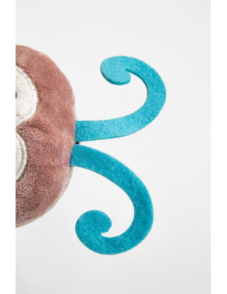 UP-bj_8311,Jucarie din plus cu vibratii pentru bebelusi Fluture, 6 luni+, BabyJem (Culoare: Verde)