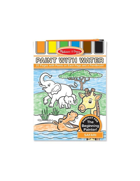 MD3175,Set de pictura cu apa Safari Melissa and Doug
