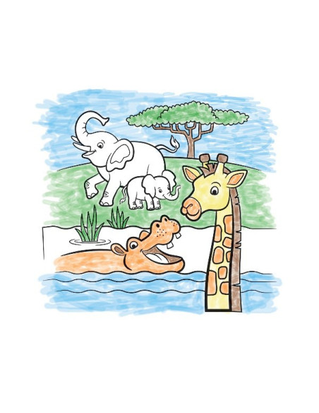 MD3175,Set de pictura cu apa Safari Melissa and Doug