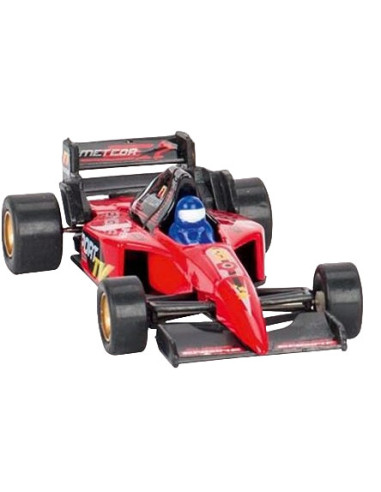 GOKI12162R,Masinuta De Curse Die-Cast, Cu Motoras Pull-Back, Rosie