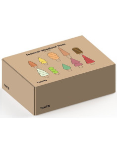 TIK73540,Set de 10 copacei din lemn pentru activitati educative 2