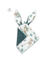 BN-6426972019224,MimiNu - Jucarie textila senzoriala, Moale, Cu doua fete, 30 x 30 cm, Din tesatura Minky si bumbac, Materiale c
