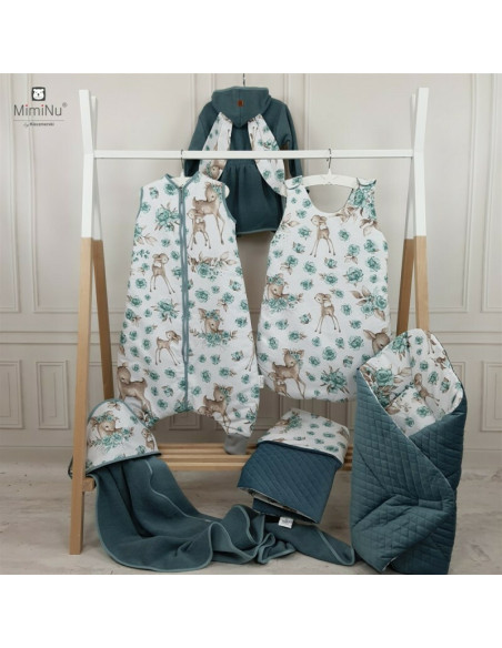 BN-6426972019224,MimiNu - Jucarie textila senzoriala, Moale, Cu doua fete, 30 x 30 cm, Din tesatura Minky si bumbac, Materiale c