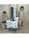 BN-6426972019224,MimiNu - Jucarie textila senzoriala, Moale, Cu doua fete, 30 x 30 cm, Din tesatura Minky si bumbac, Materiale c
