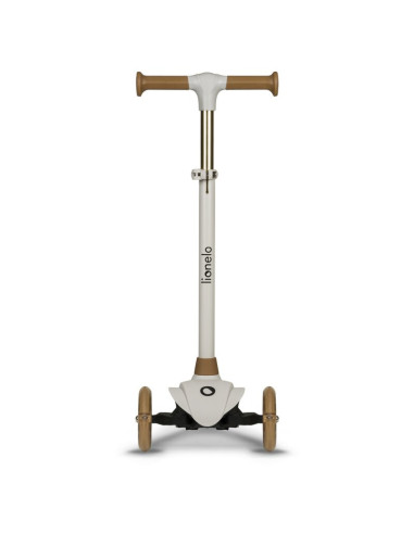 BN-LOE-JESSY_GREY_BROWN,Lionelo - Trotineta pentru copii, Jessy, Pliabila, Pana la 50 Kg, Cu design ergonomic, Cu lumini LED, 56