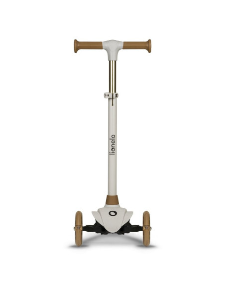 BN-LOE-JESSY_GREY_BROWN,Lionelo - Trotineta pentru copii, Jessy, Pliabila, Pana la 50 Kg, Cu design ergonomic, Cu lumini LED, 56