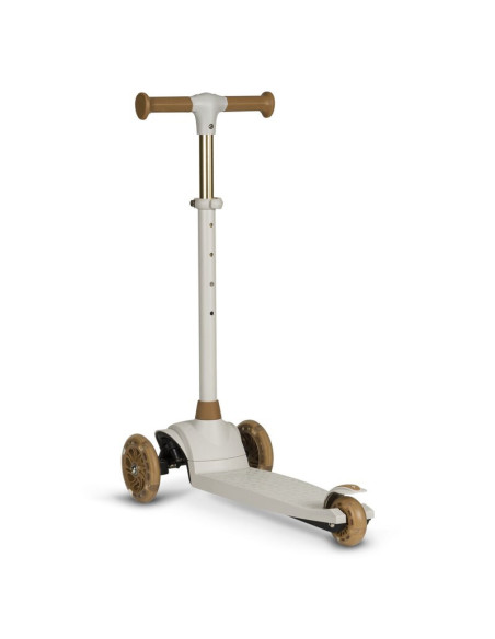 BN-LOE-JESSY_GREY_BROWN,Lionelo - Trotineta pentru copii, Jessy, Pliabila, Pana la 50 Kg, Cu design ergonomic, Cu lumini LED, 56
