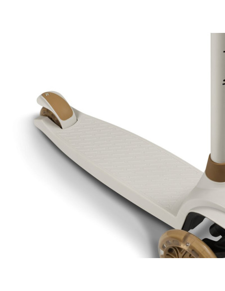 BN-LOE-JESSY_GREY_BROWN,Lionelo - Trotineta pentru copii, Jessy, Pliabila, Pana la 50 Kg, Cu design ergonomic, Cu lumini LED, 56