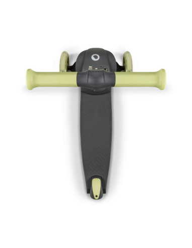 BN-LOE-JESSY_GREY_GREEN,Lionelo - Trotineta pentru copii, Jessy, Pliabila, Pana la 50 Kg, Cu design ergonomic, Cu lumini LED, 56