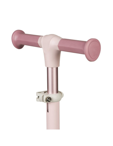 BN-LOE-JESSY_PINK_ROSE,Lionelo - Trotineta pentru copii, Jessy, Pliabila, Pana la 50 Kg, Cu design ergonomic, Cu lumini LED, 56 