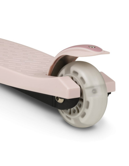 BN-LOE-JESSY_PINK_ROSE,Lionelo - Trotineta pentru copii, Jessy, Pliabila, Pana la 50 Kg, Cu design ergonomic, Cu lumini LED, 56 