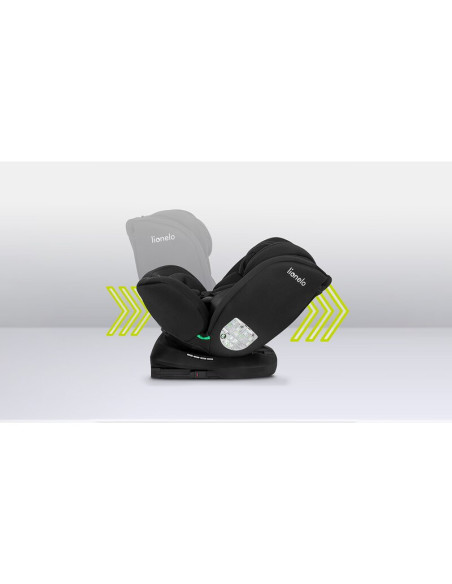BN-LO-BASTIAAN_I-SIZE_BLACK_CARBON,Lionelo - Scaun auto Bastiaan i-Size, 4 in 1, Protectie laterala, Cu spatar inclinabil in 4 p