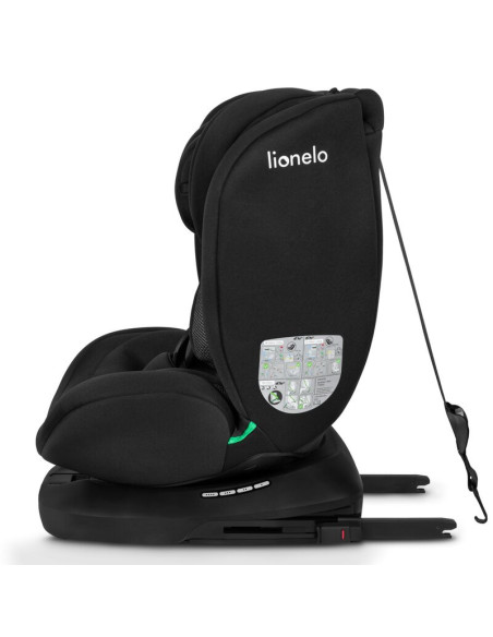 BN-LO-BASTIAAN_I-SIZE_BLACK_CARBON,Lionelo - Scaun auto Bastiaan i-Size, 4 in 1, Protectie laterala, Cu spatar inclinabil in 4 p
