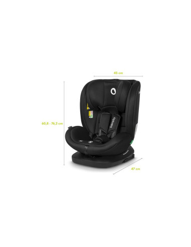 BN-LO-BASTIAAN_I-SIZE_BLACK_CARBON,Lionelo - Scaun auto Bastiaan i-Size, 4 in 1, Protectie laterala, Cu spatar inclinabil in 4 p