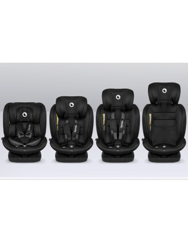 BN-LO-BASTIAAN_I-SIZE_BLACK_CARBON,Lionelo - Scaun auto Bastiaan i-Size, 4 in 1, Protectie laterala, Cu spatar inclinabil in 4 p