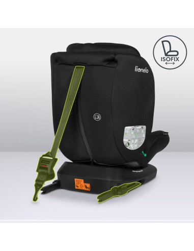 BN-LO-BASTIAAN_I-SIZE_BLACK_CARBON,Lionelo - Scaun auto Bastiaan i-Size, 4 in 1, Protectie laterala, Cu spatar inclinabil in 4 p