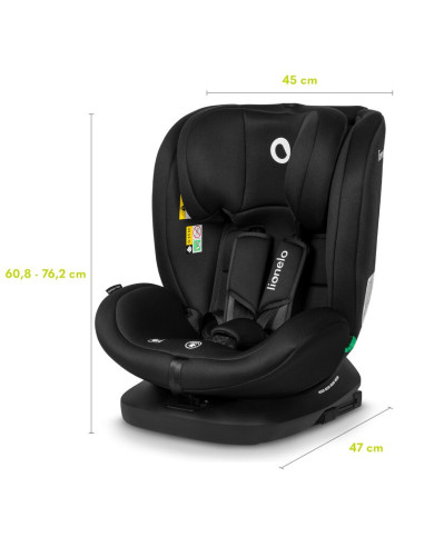 BN-LO-BASTIAAN_I-SIZE_BLACK_CARBON,Lionelo - Scaun auto Bastiaan i-Size, 4 in 1, Protectie laterala, Cu spatar inclinabil in 4 p