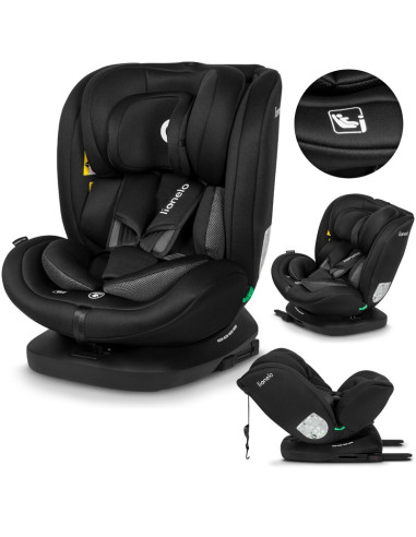 BN-LO-BASTIAAN_I-SIZE_BLACK_CARBON,Lionelo - Scaun auto Bastiaan i-Size, 4 in 1, Protectie laterala, Cu spatar inclinabil in 4 p