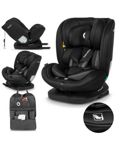 BN-LO-BASTIAAN_I-SIZE_BLACK_CARBON,Lionelo - Scaun auto Bastiaan i-Size, 4 in 1, Protectie laterala, Cu spatar inclinabil in 4 p