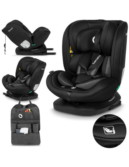 BN-LO-BASTIAAN_I-SIZE_BLACK_CARBON,Lionelo - Scaun auto Bastiaan i-Size, 4 in 1, Protectie laterala, Cu spatar inclinabil in 4 p