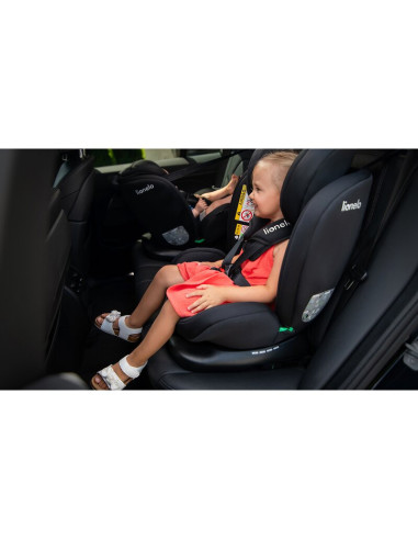 BN-LO-BASTIAAN_I-SIZE_BLACK_CARBON,Lionelo - Scaun auto Bastiaan i-Size, 4 in 1, Protectie laterala, Cu spatar inclinabil in 4 p