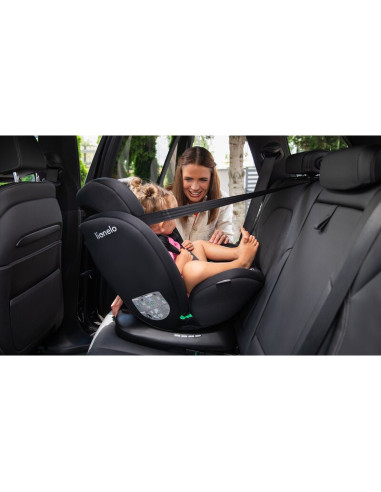 BN-LO-BASTIAAN_I-SIZE_BLACK_CARBON,Lionelo - Scaun auto Bastiaan i-Size, 4 in 1, Protectie laterala, Cu spatar inclinabil in 4 p