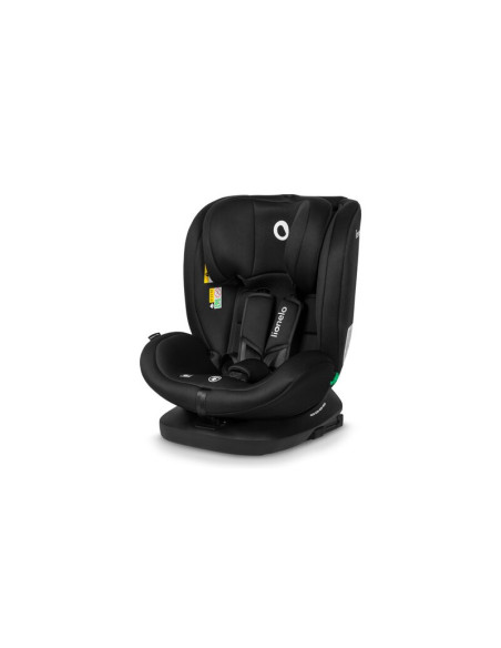 BN-LO-BASTIAAN_I-SIZE_BLACK_GREY,Lionelo - Scaun auto Bastiaan i-Size, 4 in 1, Protectie laterala, Cu spatar inclinabil in 4 poz