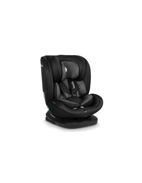 BN-LO-BASTIAAN_I-SIZE_BLACK_GREY,Lionelo - Scaun auto Bastiaan i-Size, 4 in 1, Protectie laterala, Cu spatar inclinabil in 4 poz