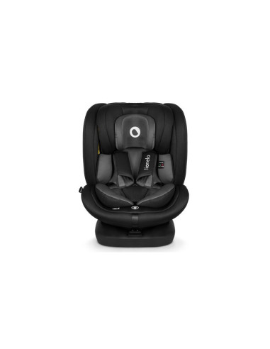 BN-LO-BASTIAAN_I-SIZE_BLACK_GREY,Lionelo - Scaun auto Bastiaan i-Size, 4 in 1, Protectie laterala, Cu spatar inclinabil in 4 poz