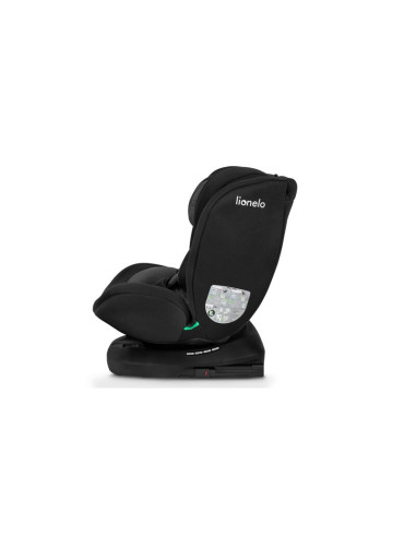 BN-LO-BASTIAAN_I-SIZE_BLACK_GREY,Lionelo - Scaun auto Bastiaan i-Size, 4 in 1, Protectie laterala, Cu spatar inclinabil in 4 poz