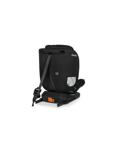 BN-LO-BASTIAAN_I-SIZE_BLACK_GREY,Lionelo - Scaun auto Bastiaan i-Size, 4 in 1, Protectie laterala, Cu spatar inclinabil in 4 poz