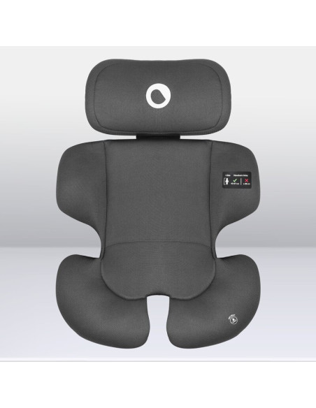 BN-LO-BASTIAAN_I-SIZE_BLACK_GREY,Lionelo - Scaun auto Bastiaan i-Size, 4 in 1, Protectie laterala, Cu spatar inclinabil in 4 poz