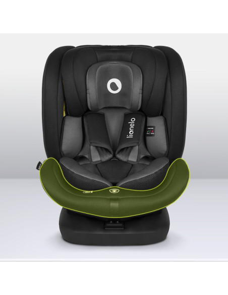 BN-LO-BASTIAAN_I-SIZE_BLACK_GREY,Lionelo - Scaun auto Bastiaan i-Size, 4 in 1, Protectie laterala, Cu spatar inclinabil in 4 poz