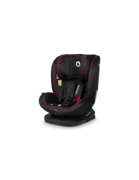 BN-LO-BASTIAAN_I-SIZE_BLACK_RED,Lionelo - Scaun auto Bastiaan i-Size, 4 in 1, Protectie laterala, Cu spatar inclinabil in 4 pozi