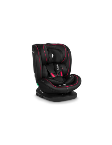 BN-LO-BASTIAAN_I-SIZE_BLACK_RED,Lionelo - Scaun auto Bastiaan i-Size, 4 in 1, Protectie laterala, Cu spatar inclinabil in 4 pozi