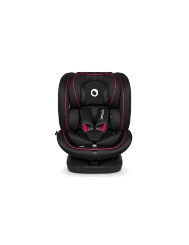 BN-LO-BASTIAAN_I-SIZE_BLACK_RED,Lionelo - Scaun auto Bastiaan i-Size, 4 in 1, Protectie laterala, Cu spatar inclinabil in 4 pozi