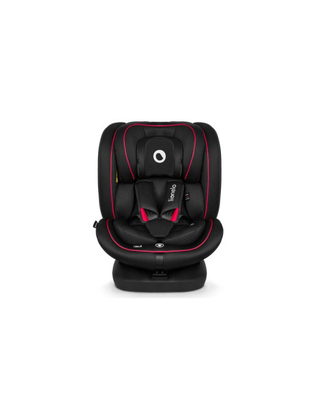 BN-LO-BASTIAAN_I-SIZE_BLACK_RED,Lionelo - Scaun auto Bastiaan i-Size, 4 in 1, Protectie laterala, Cu spatar inclinabil in 4 pozi