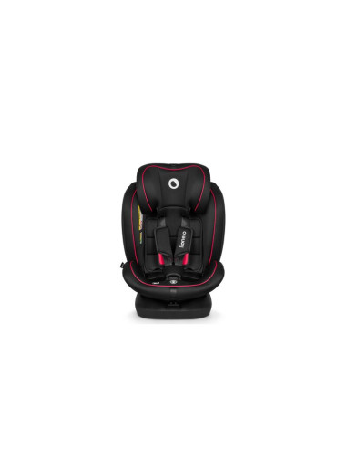 BN-LO-BASTIAAN_I-SIZE_BLACK_RED,Lionelo - Scaun auto Bastiaan i-Size, 4 in 1, Protectie laterala, Cu spatar inclinabil in 4 pozi