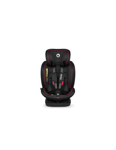 BN-LO-BASTIAAN_I-SIZE_BLACK_RED,Lionelo - Scaun auto Bastiaan i-Size, 4 in 1, Protectie laterala, Cu spatar inclinabil in 4 pozi