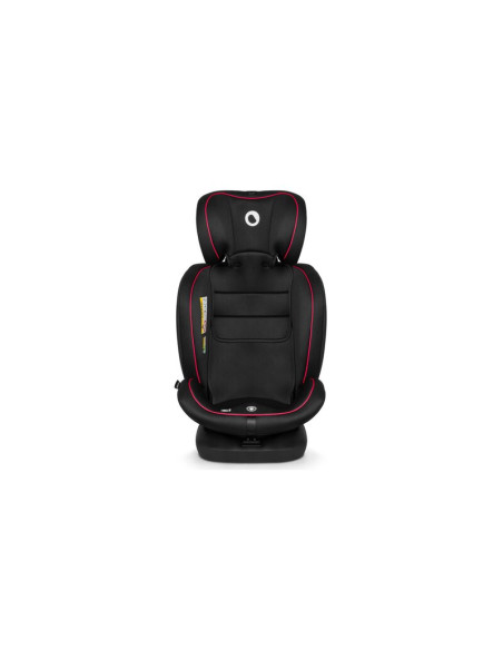 BN-LO-BASTIAAN_I-SIZE_BLACK_RED,Lionelo - Scaun auto Bastiaan i-Size, 4 in 1, Protectie laterala, Cu spatar inclinabil in 4 pozi
