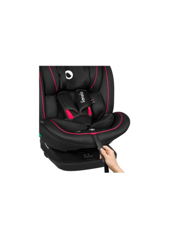 BN-LO-BASTIAAN_I-SIZE_BLACK_RED,Lionelo - Scaun auto Bastiaan i-Size, 4 in 1, Protectie laterala, Cu spatar inclinabil in 4 pozi