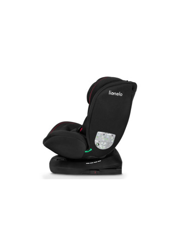 BN-LO-BASTIAAN_I-SIZE_BLACK_RED,Lionelo - Scaun auto Bastiaan i-Size, 4 in 1, Protectie laterala, Cu spatar inclinabil in 4 pozi