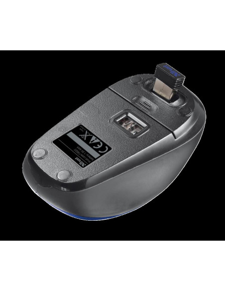 Mouse Trust Yvi, Wireless, blue,TR-19663
