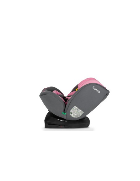 BN-LO-BASTIAAN_I-SIZE_PINK_BABY,Lionelo - Scaun auto Bastiaan i-Size, 4 in 1, Protectie laterala, Cu spatar inclinabil in 4 pozi