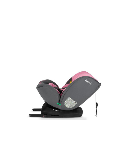 BN-LO-BASTIAAN_I-SIZE_PINK_BABY,Lionelo - Scaun auto Bastiaan i-Size, 4 in 1, Protectie laterala, Cu spatar inclinabil in 4 pozi