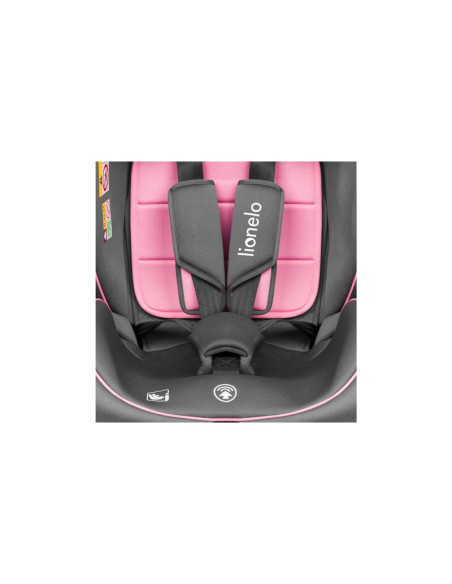 BN-LO-BASTIAAN_I-SIZE_PINK_BABY,Lionelo - Scaun auto Bastiaan i-Size, 4 in 1, Protectie laterala, Cu spatar inclinabil in 4 pozi