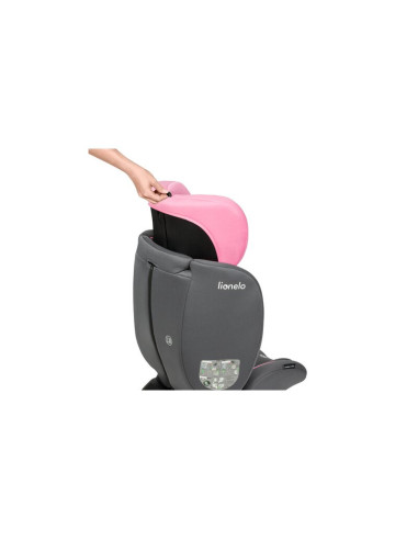 BN-LO-BASTIAAN_I-SIZE_PINK_BABY,Lionelo - Scaun auto Bastiaan i-Size, 4 in 1, Protectie laterala, Cu spatar inclinabil in 4 pozi