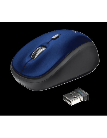 Mouse Trust Yvi, Wireless, blue,TR-19663