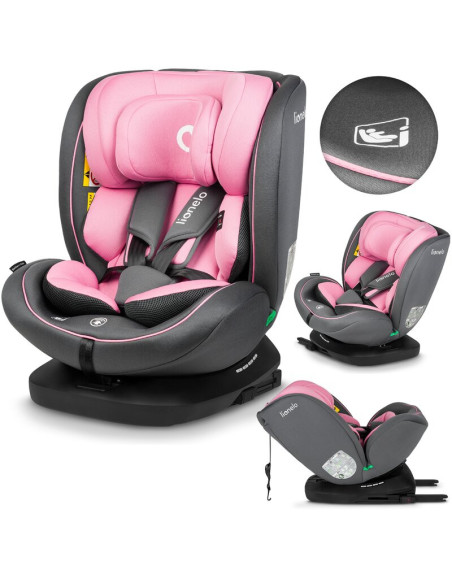BN-LO-BASTIAAN_I-SIZE_PINK_BABY,Lionelo - Scaun auto Bastiaan i-Size, 4 in 1, Protectie laterala, Cu spatar inclinabil in 4 pozi
